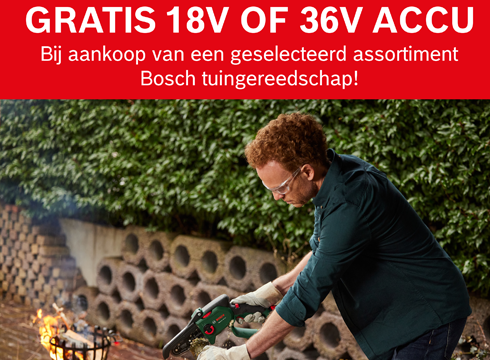 Bosch gratis 18V accu | Praxis