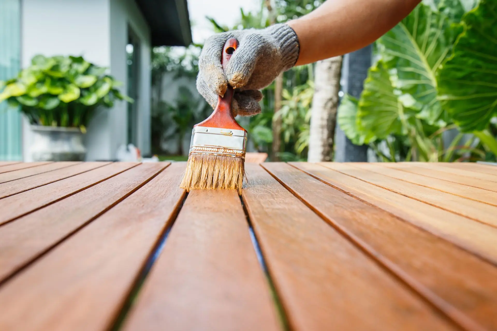 tuintafel beitsen