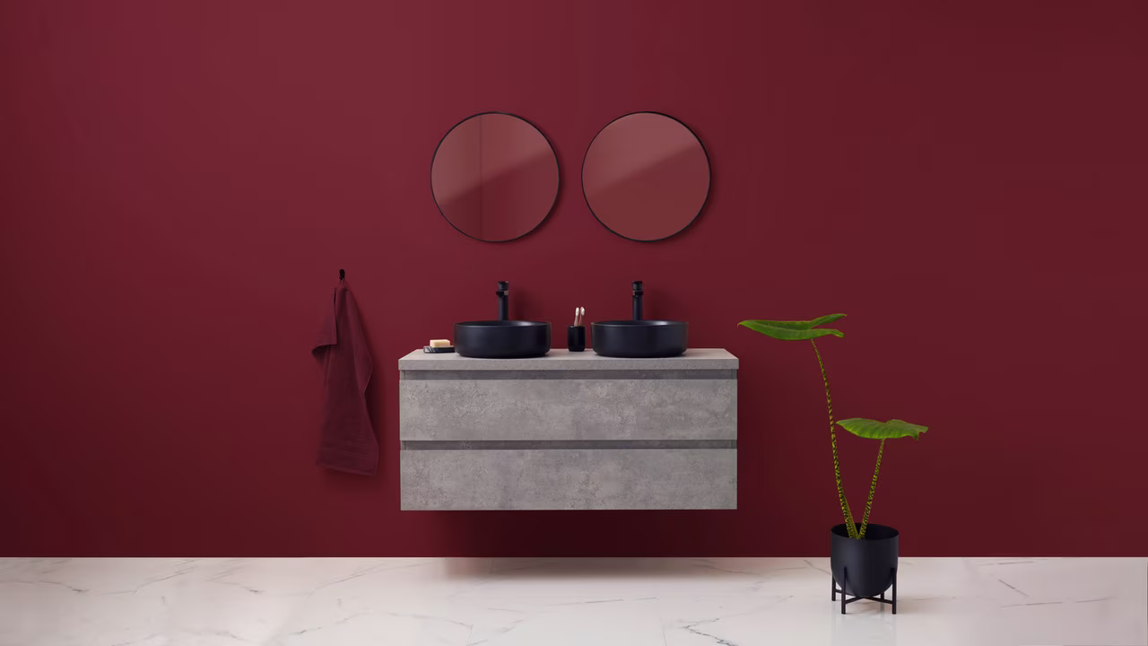 Bathroom furniture Napoli concrete gray