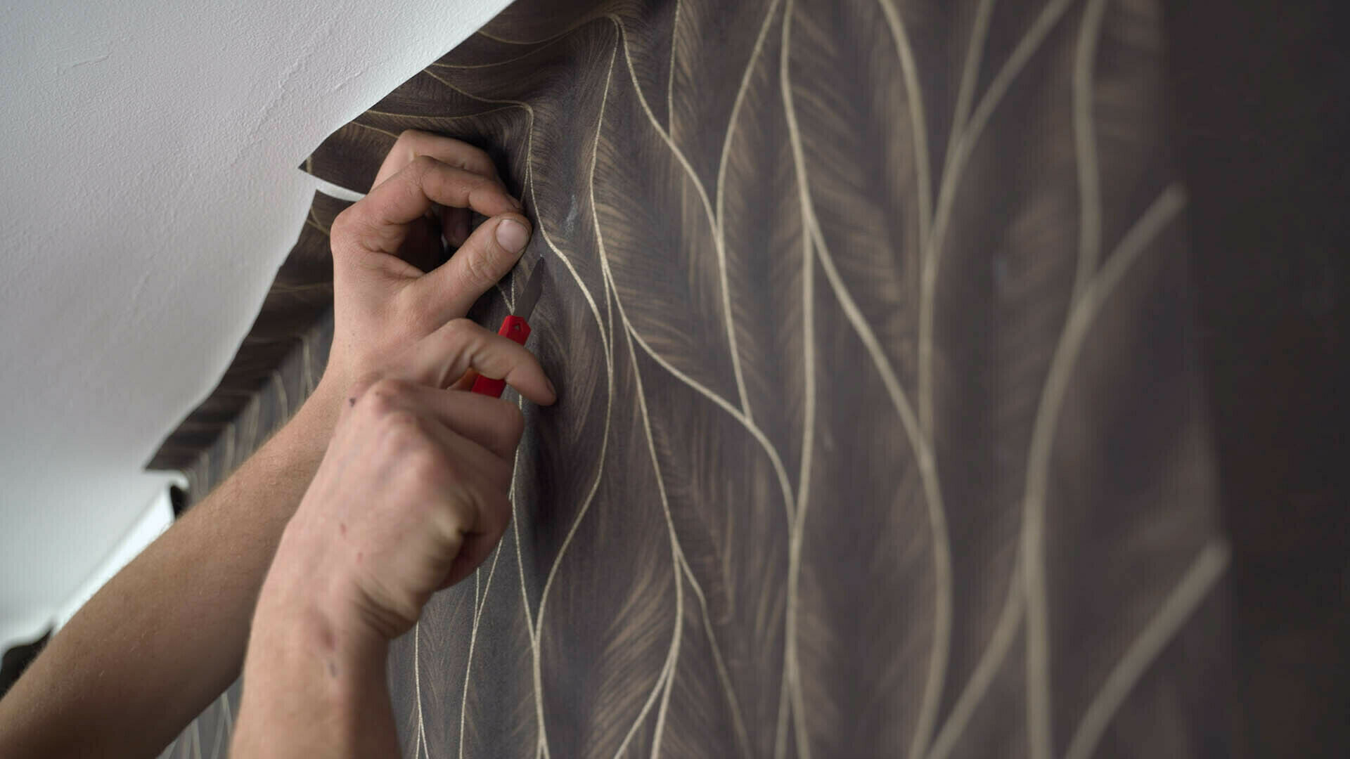Zelf behangen? Zo behang je een muur met vliesbehang Praxis