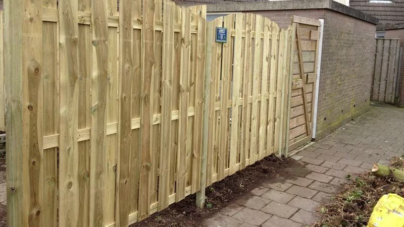 Schutting plaatsen