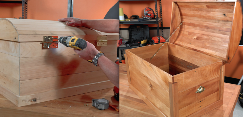 Fabriquer un coffre en vieux parquet | Pas à pas | Brico.be