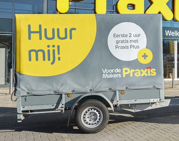 Huur een aanhanger bij Praxis!