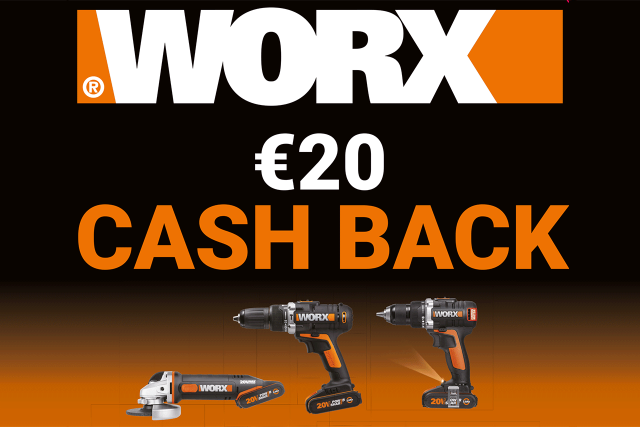 Profiteer van de Worx cashback bij Praxis