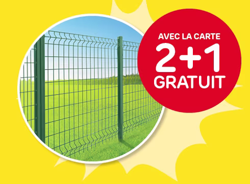 2+1 gratuit sur tous les panneaux de jardin Napoli
