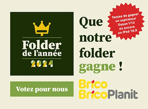 Folder de l'année Brico et BricoPlanit 2024