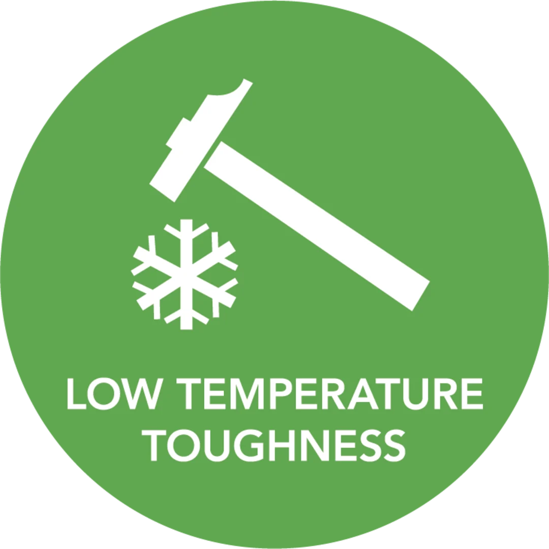 Low Temperature Toughness Icon Low Temperature Toughness Icon