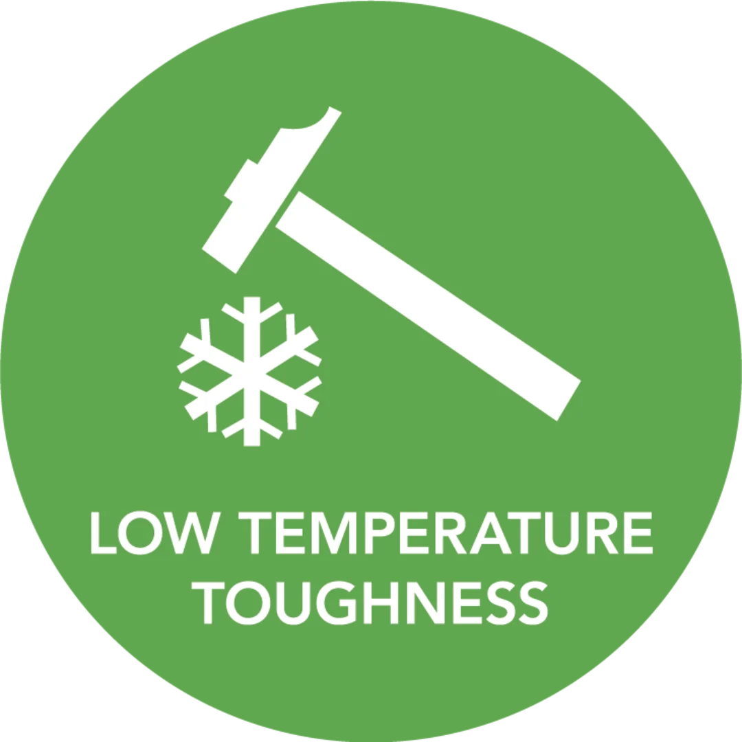Low Temperature Toughness Icon Low Temperature Toughness Icon