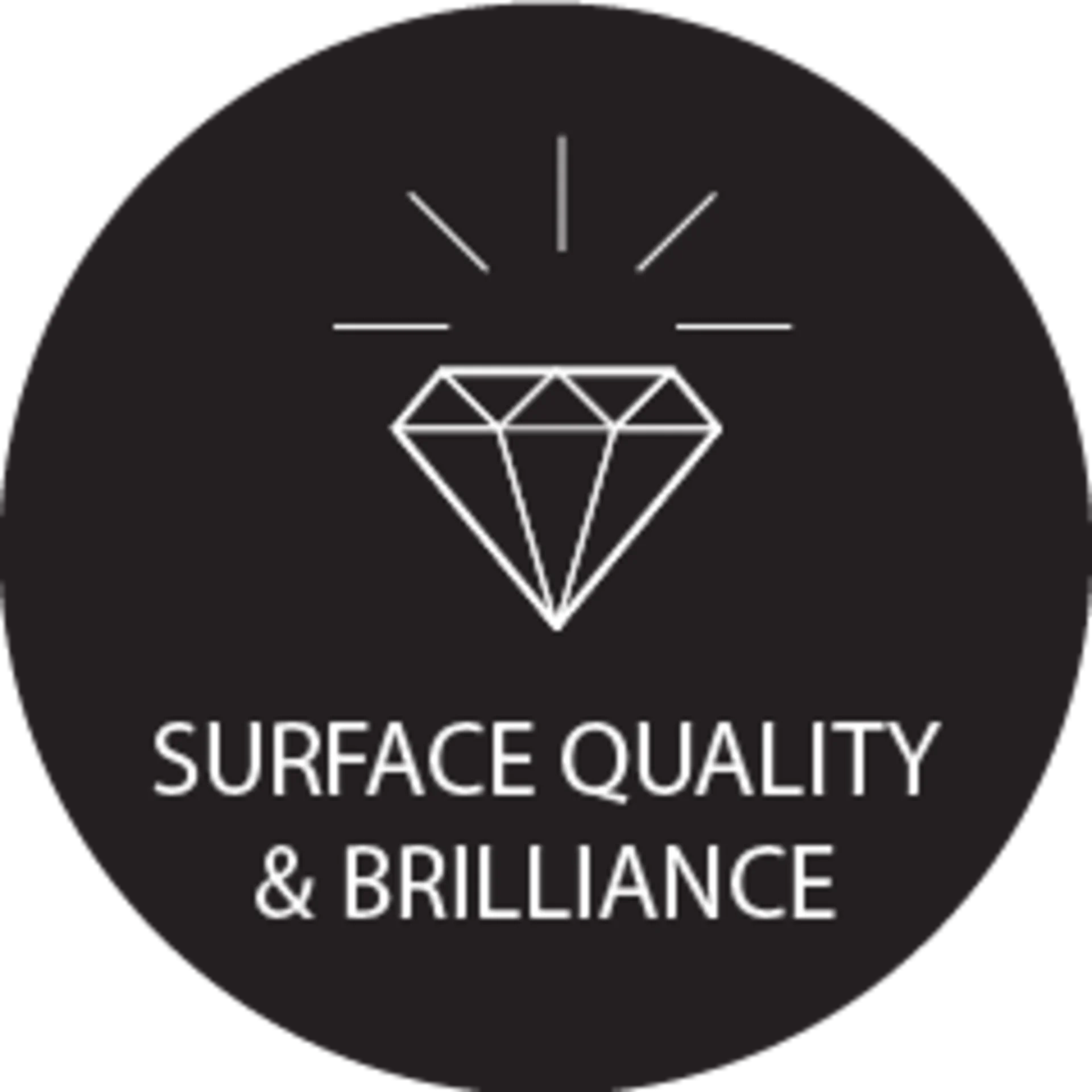 Surface Quality & Brilliance Icon Surface Quality & Brilliance Icon