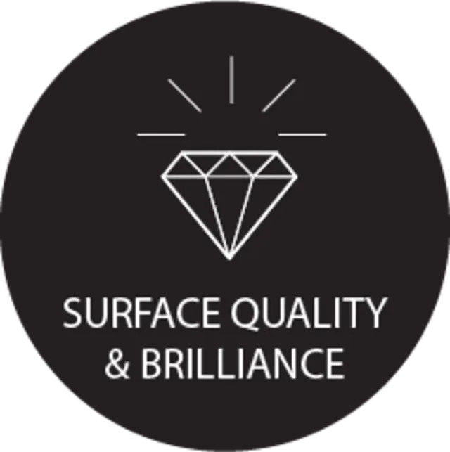 Surface Quality & Brilliance Icon Surface Quality & Brilliance Icon