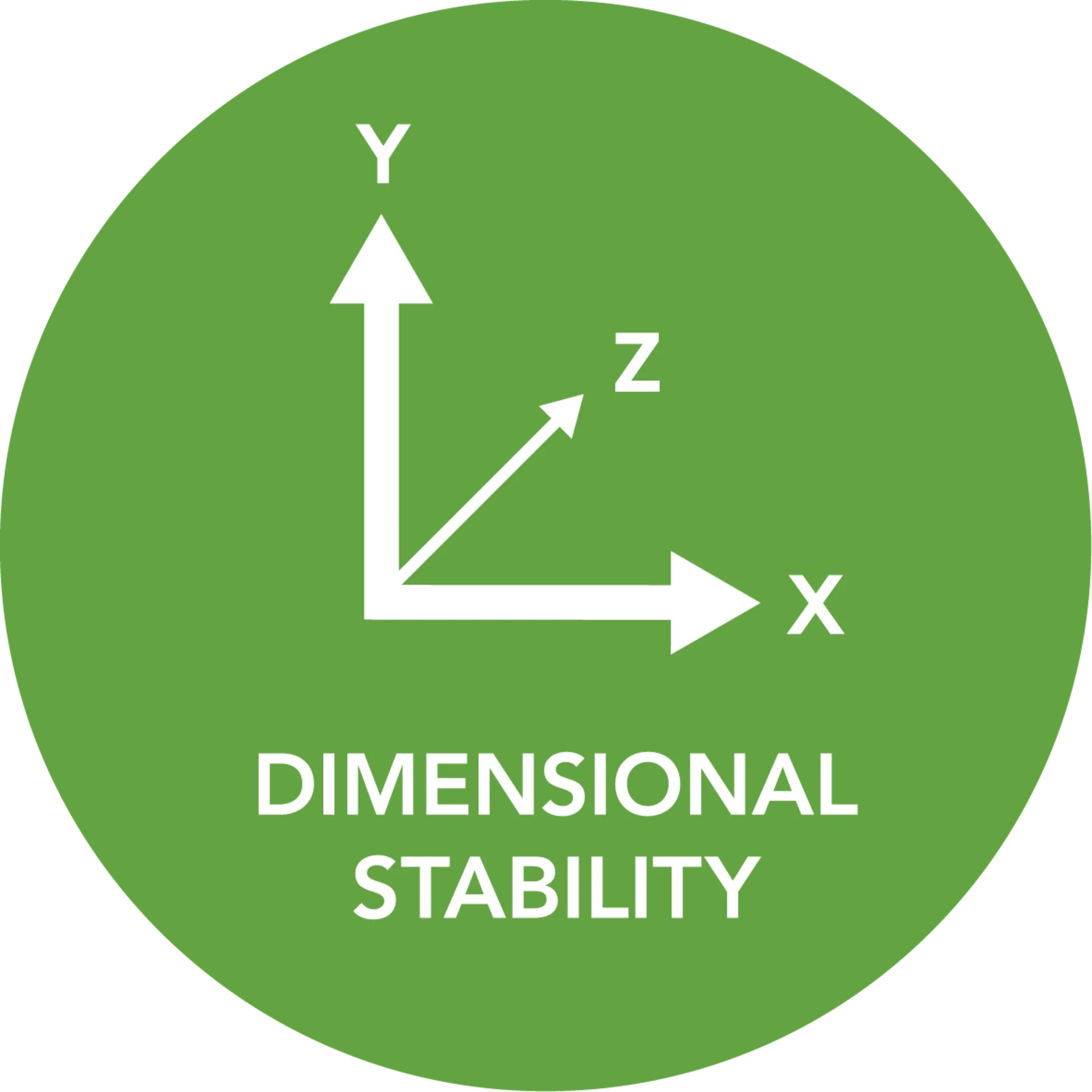 Dimensional Stability Icon Dimensional Stability Icon