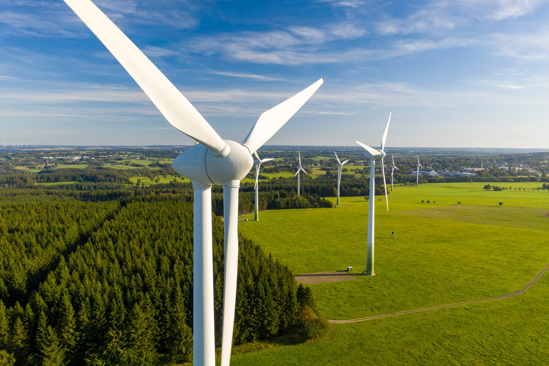 Stock image of wind turbine Stock image of wind turbine