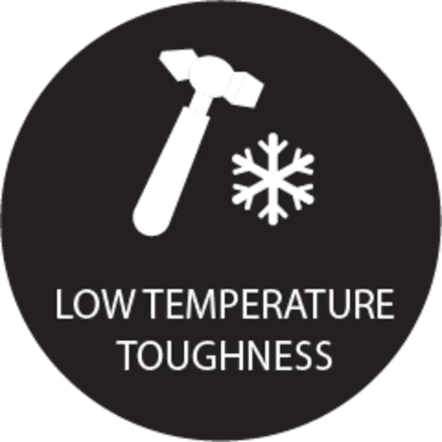 Low Temperature Toughness Icon Low Temperature Toughness Icon