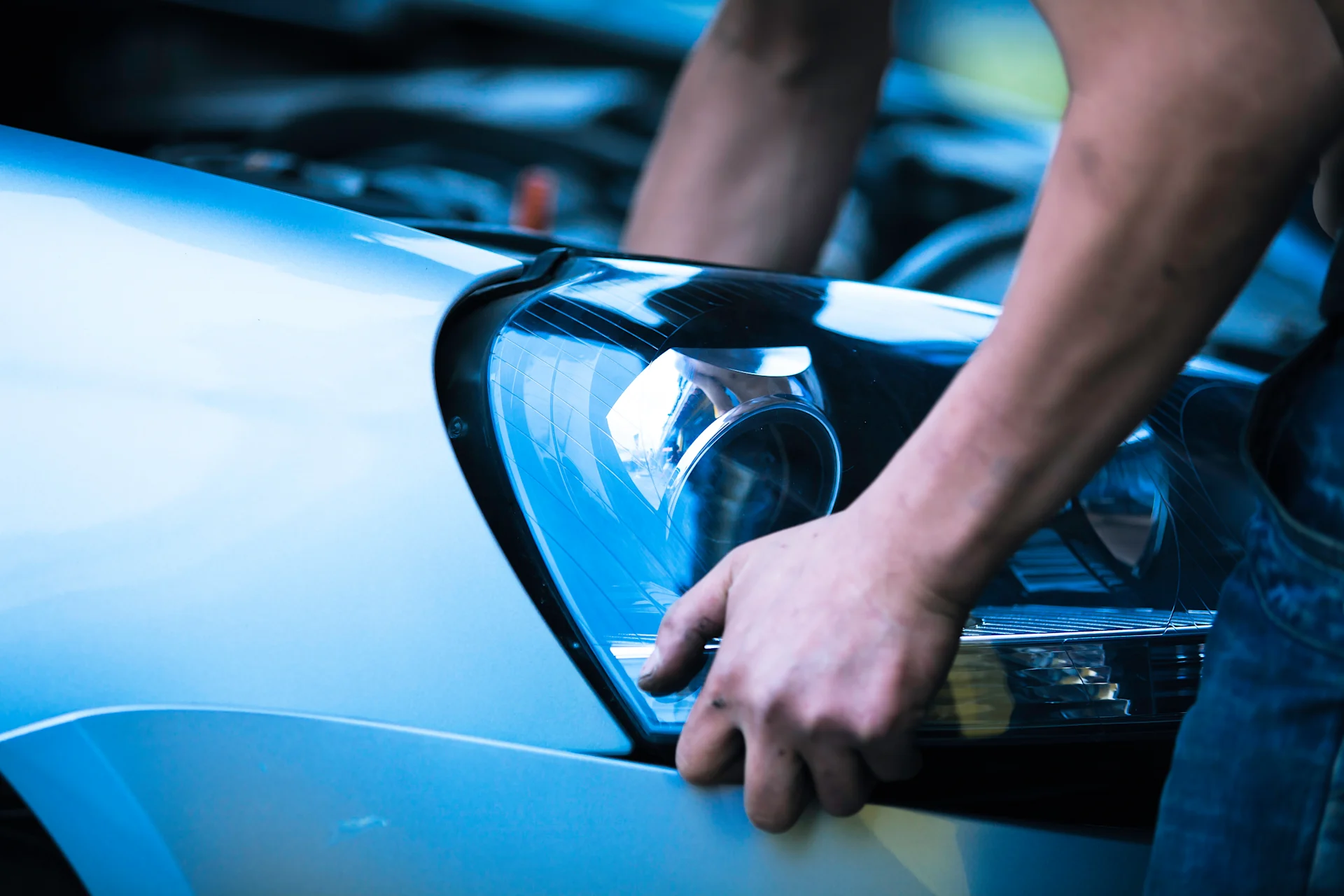 Stock image of automotive headlight Stock image of automotive headlight
