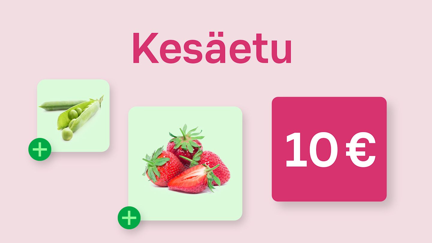 Kesäetu 10 €