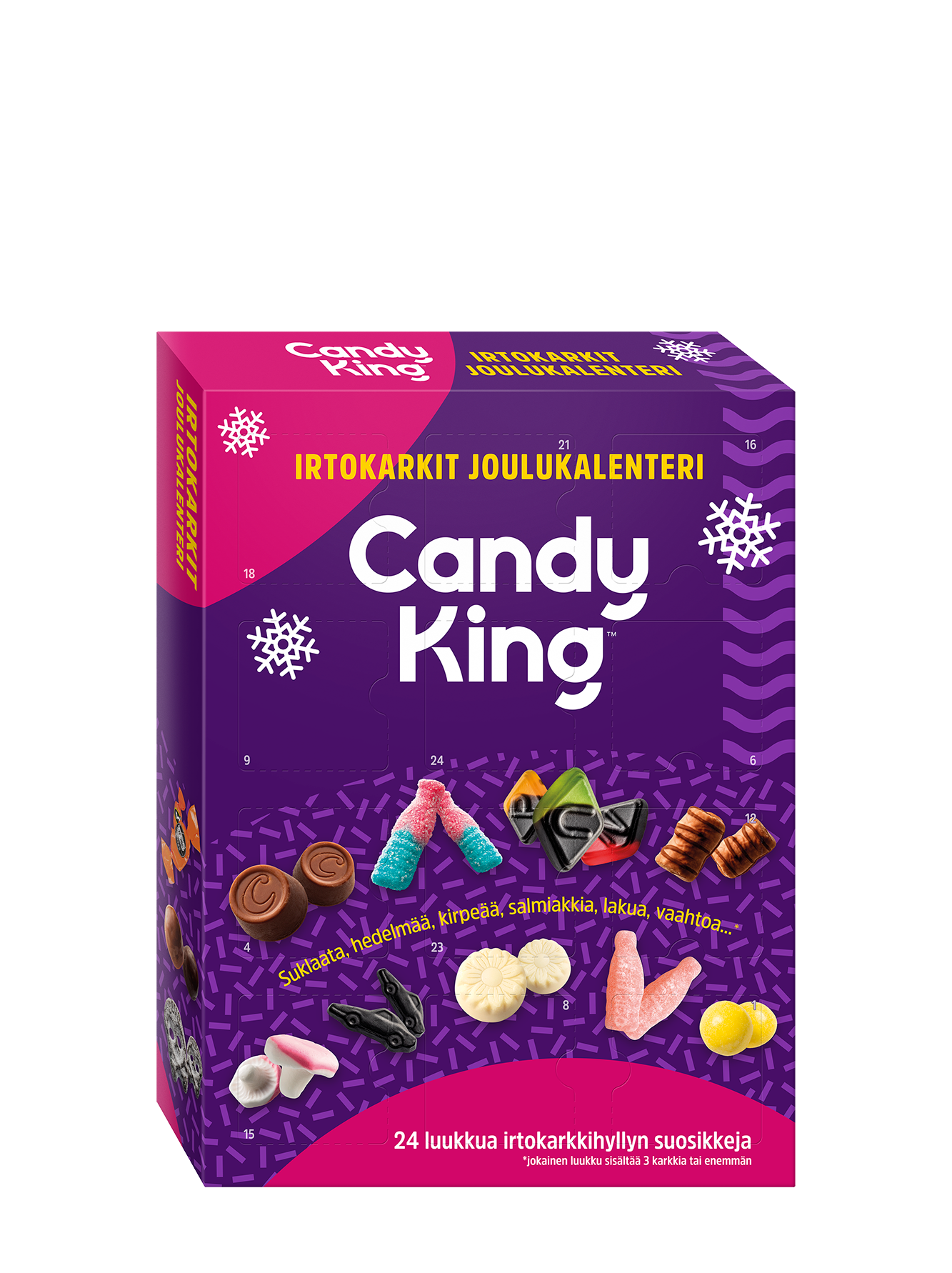 CandyKing Irtokarkit joulukalenteri 600g