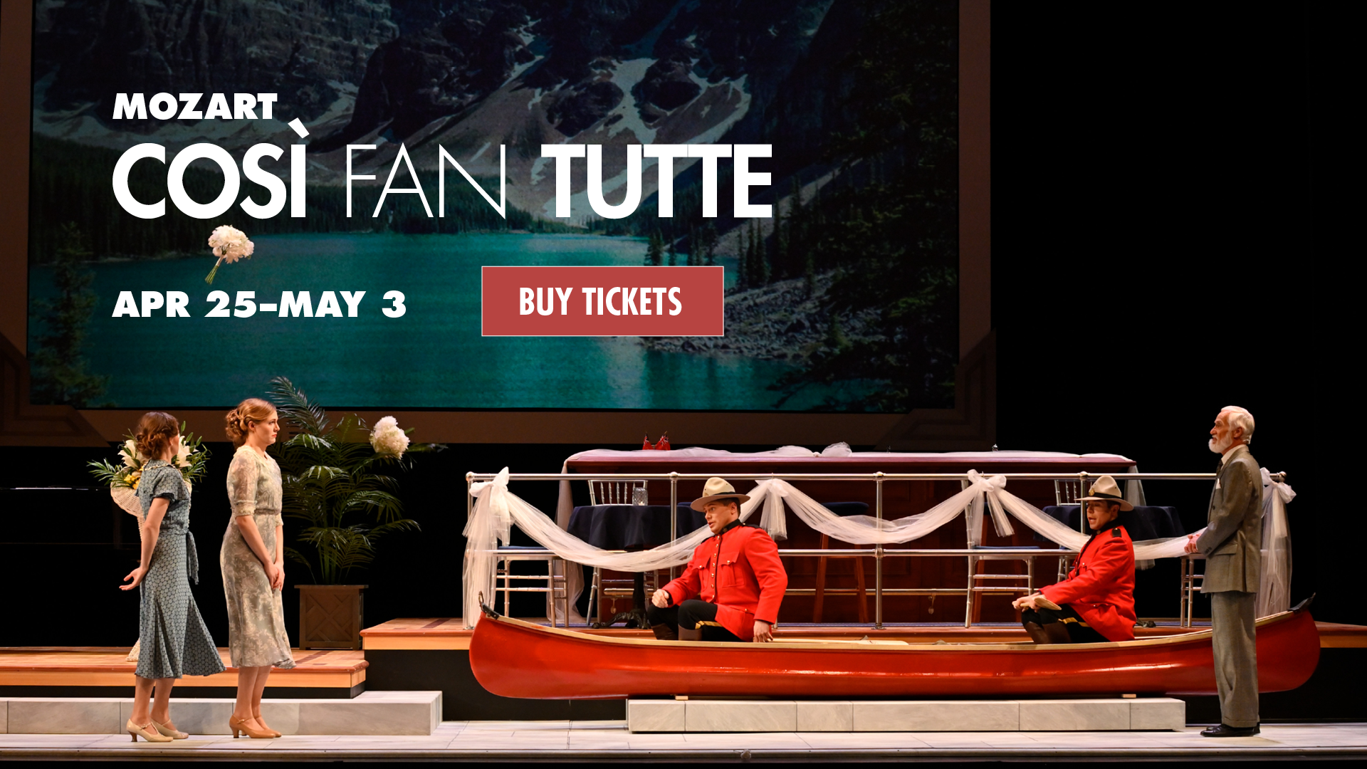 Così fan tutte production photo
Mozart
Così fan tutte
Apr 25-May 3
Buy Tickets