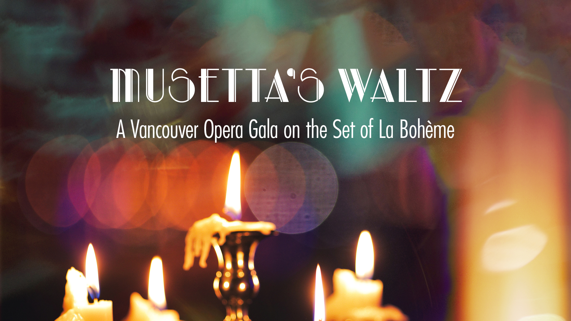Musetta's Waltz. A Vancouver Opera Gala on the Set of La Bohème.
