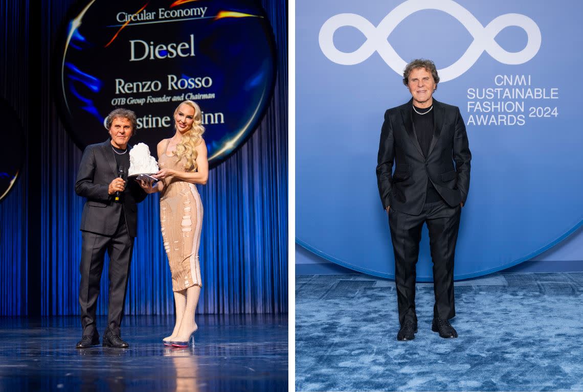 Diesel awarded for circular economy at the Camera della Moda Sustainable Fashion Awards