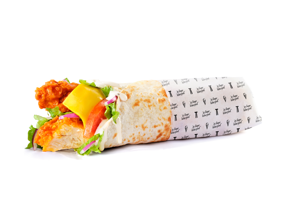 Lobos Ranch Kfc Buffalo Ranch Dunked Twister | Exclusives | KFC Menu
