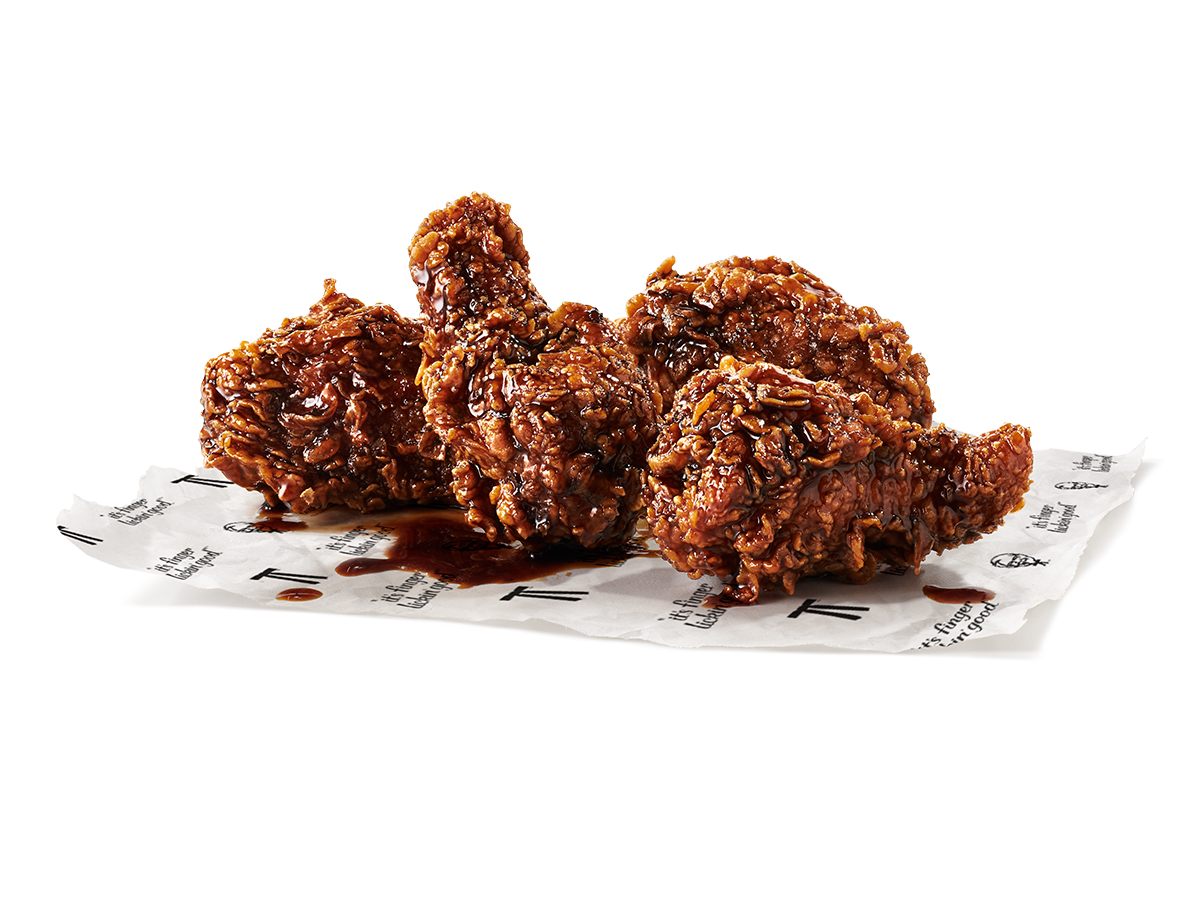 4 Dunked Wings Snacks & Sides KFC Menu