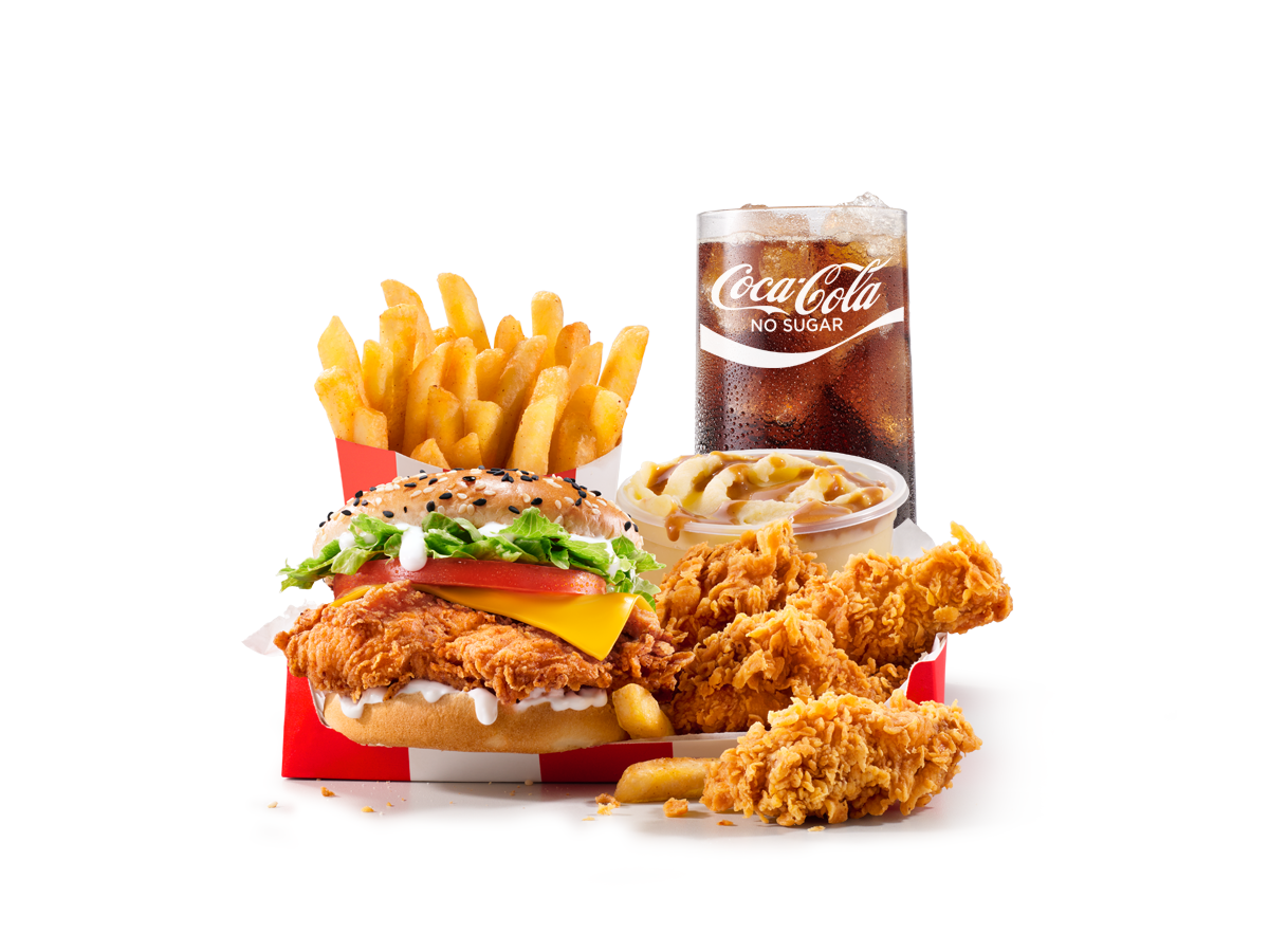 Wicked Zinger Box - Zinger - Soda Fountain - Large | Box Meals | KFC Menu