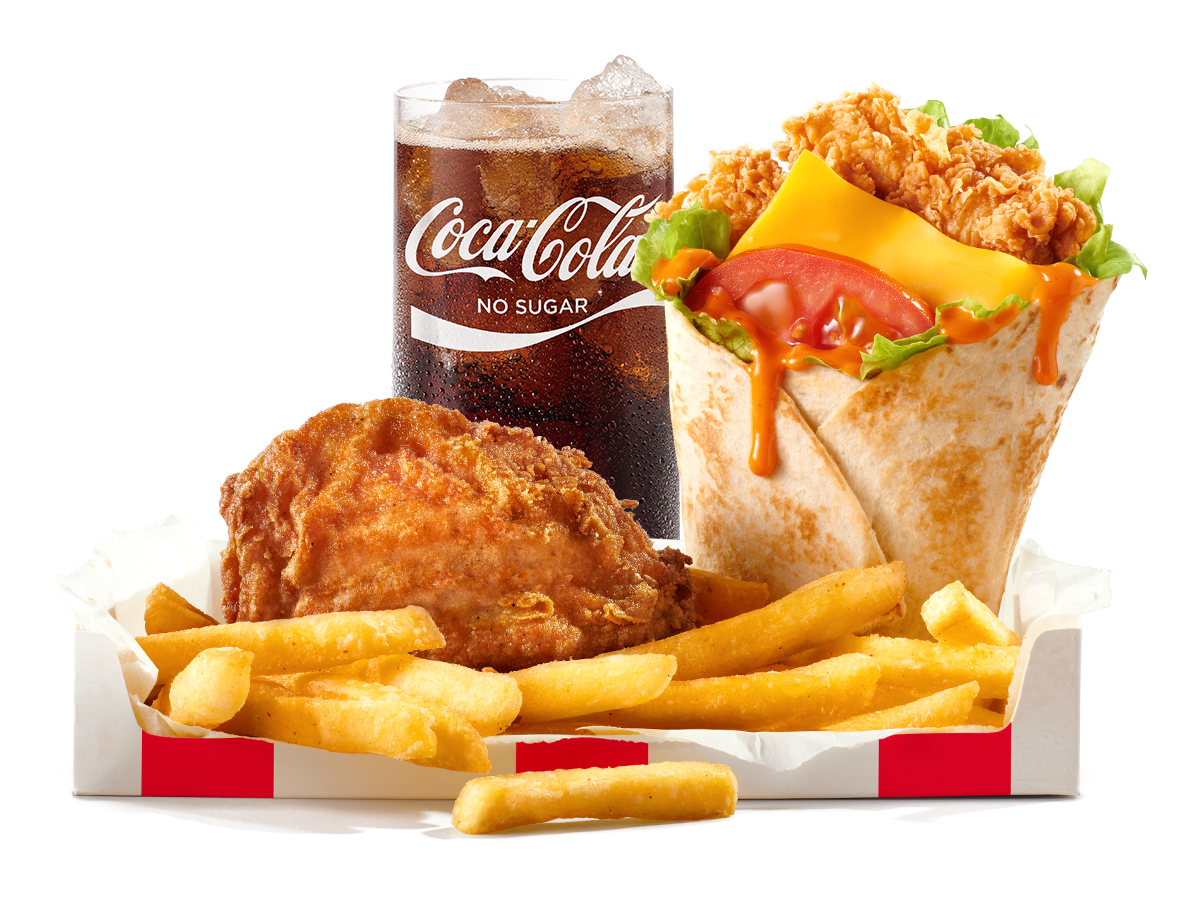 Wrapsta Box With Regular Drink Box Meals KFC Menu