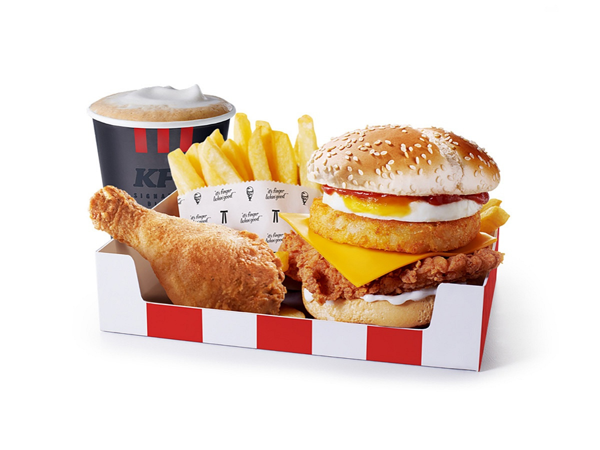 Delux Brekkie Box Breakfast Kfc Menu