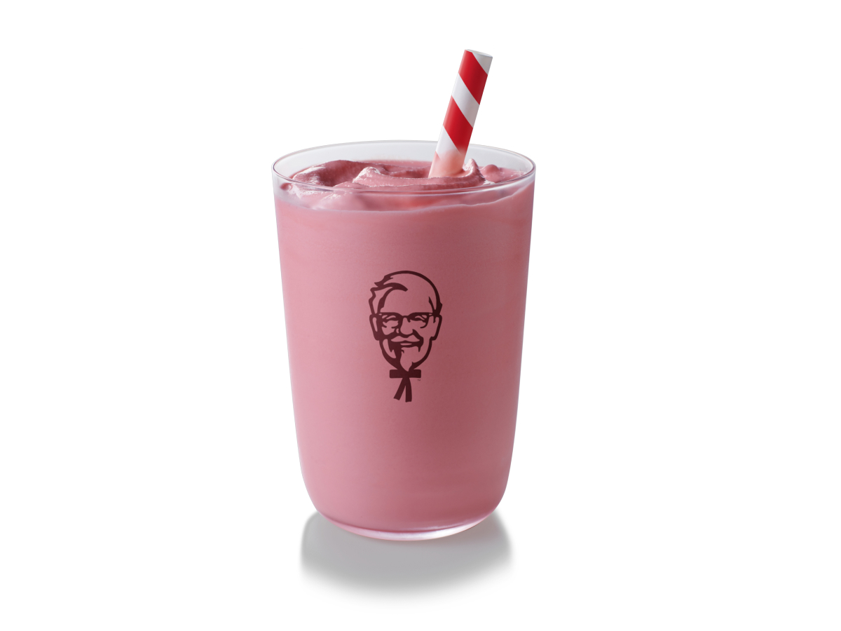 Strawberry Milkshake Drinks Kfc Menu