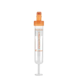 S-Monovette® Heparina de lítio LH, 5,5 ml, tampa laranja, (CxØ): 75 x 15 mm, com etiqueta de plástico