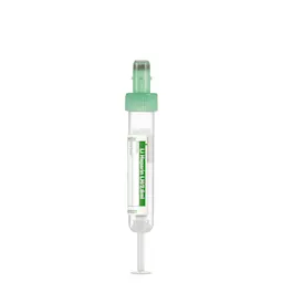 S-Monovette® Lithium heparin LH, 2.6 ml, cap green, (LxØ): 65 x 13 mm, with paper label
