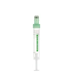S-Monovette® Citrate 9NC 0.106 mol/l 3,2%, 3 ml, bouchon vert, (L x Ø) : 66 x 11 mm, avec étiquette papier