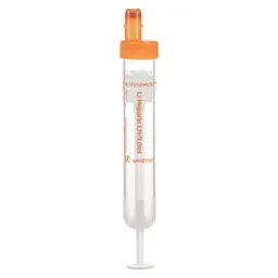 S-Monovette® Heparina de lítio LH, 9 ml, tampa laranja, (CxØ): 92 x 16 mm, com etiqueta de plástico