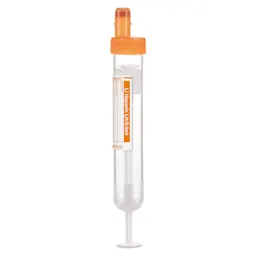 S-Monovette® Heparina de lítio LH, 9 ml, tampa laranja, (CxØ): 92 x 16 mm, com etiqueta de papel