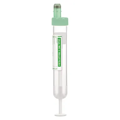 S-Monovette® Citrate 9NC 0.106 mol/l 3.2%, 10 ml, cap green, (LxØ): 92 x 16 mm, with paper label