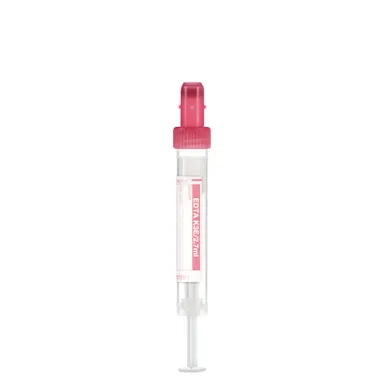 S-Monovette® EDTA K3E, 2.7 ml, cap red, (LxØ): 66 x 11 mm, with paper label