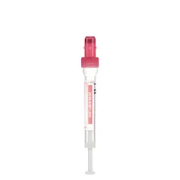 S-Monovette® EDTA K3E, 1.2 ml, cap red, (LxØ): 66 x 8 mm, with plastic label