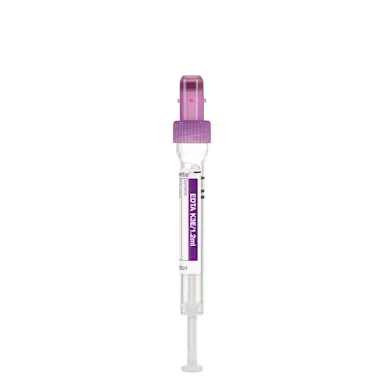 S-Monovette® EDTA K3E, 1.2 ml, cap violet, (LxØ): 66 x 8 mm, with plastic label
