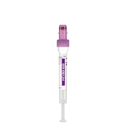 S-Monovette® EDTA K3E, 1,2 ml, bouchon violet, (L x Ø) : 66 x 8 mm, avec étiquette plastique