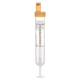 S-Monovette® Serum Gel CAT, 9 ml, cap brown, (LxØ): 92 x 16 mm, with plastic label