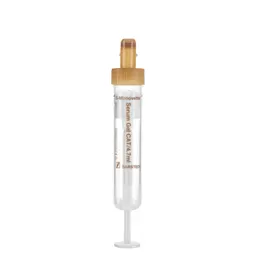 S-Monovette® Sérum Gel CAT, 4,7 ml, bouchon marron, (L x Ø) : 75 x 15 mm, avec étiquette plastique