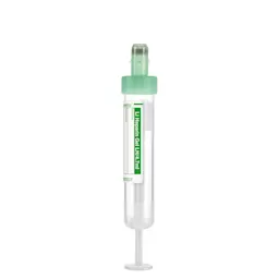 S-Monovette® Heparina de lítio gel LH, 4,7 ml, tampa verde, (CxØ): 75 x 15 mm, com etiqueta de papel