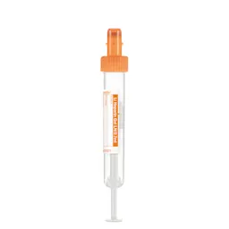 S-Monovette® Lithium heparin gel LH, 2.7 ml, cap orange, (LxØ): 75 x 13 mm, with paper label