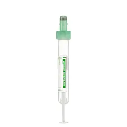 S-Monovette® Lithium heparin gel LH, 2.7 ml, cap green, (LxØ): 75 x 13 mm, with paper label