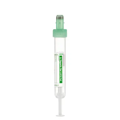 S-Monovette® Lithium heparin gel LH, 2.7 ml, cap green, (LxØ): 75 x 13 mm, with paper label