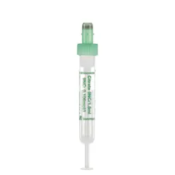 S-Monovette® Citrato 9NC 0.106 mol/l 3,2%, 1,8 ml, tampa verde, (CxØ): 75 x 13 mm, com etiqueta de plástico
