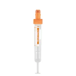S-Monovette® Lithium heparin LH, 1.6 ml, cap orange, (LxØ): 75 x 13 mm, with paper label