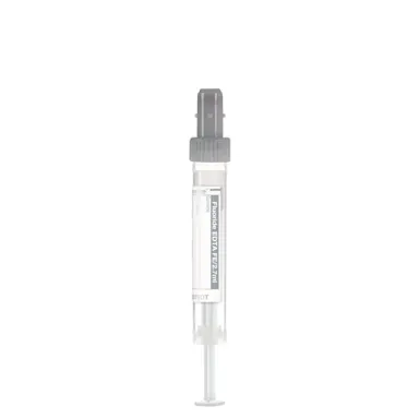 S-Monovette® Fluoride/EDTA FE, 2.7 ml, cap grey, (LxØ): 66 x 11 mm, with paper label