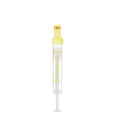 S-Monovette® Fluoride/EDTA FE, 2.7 ml, cap yellow, (LxØ): 66 x 11 mm, with plastic label