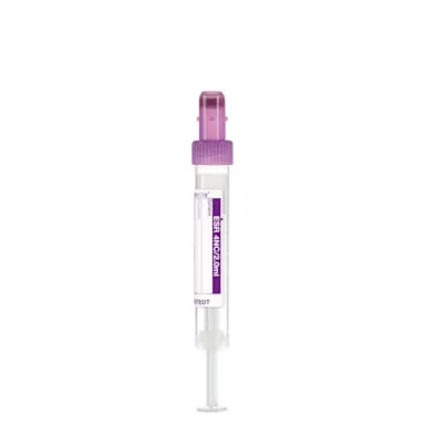 S-Monovette®, ESR, 2 ml, cap violet, (LxØ): 66 x 11 mm, with paper label